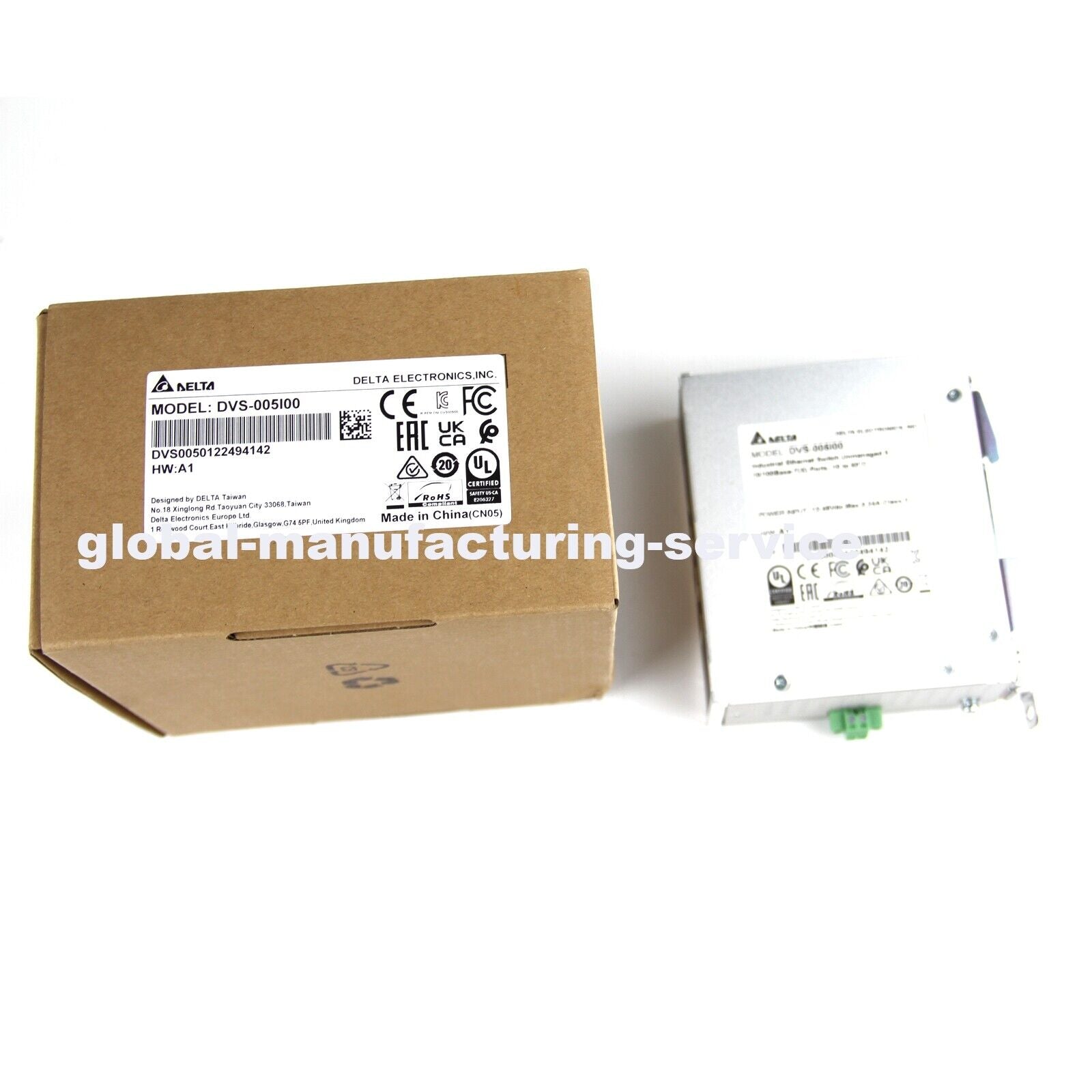 Delta DVS-005 Industrial Ethernet Switch - DELTA