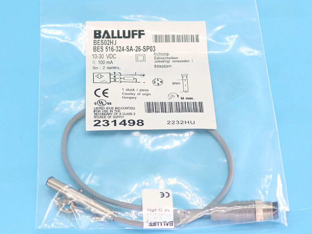 new 1pieces BALLUFF BES 516-324-SA-26-SP03 Proximity sensor Fast Delivery - BALLUFF
