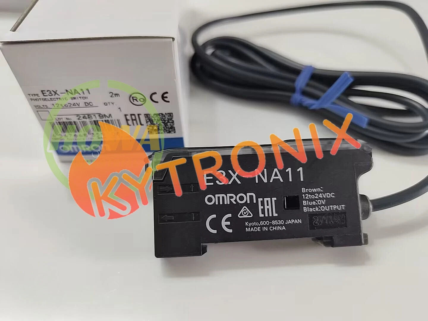 Omron E3X-NA11 2M Photoelectric Sensors 12-24VDC Amplifier Unit, FREE SHIP