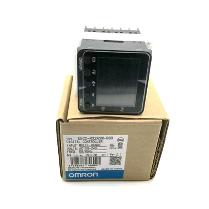OMRON E5CC-RX2ASM-880 Temperature Controller 100-240VAC with 4-20mA Output and 880 Series - OMRON