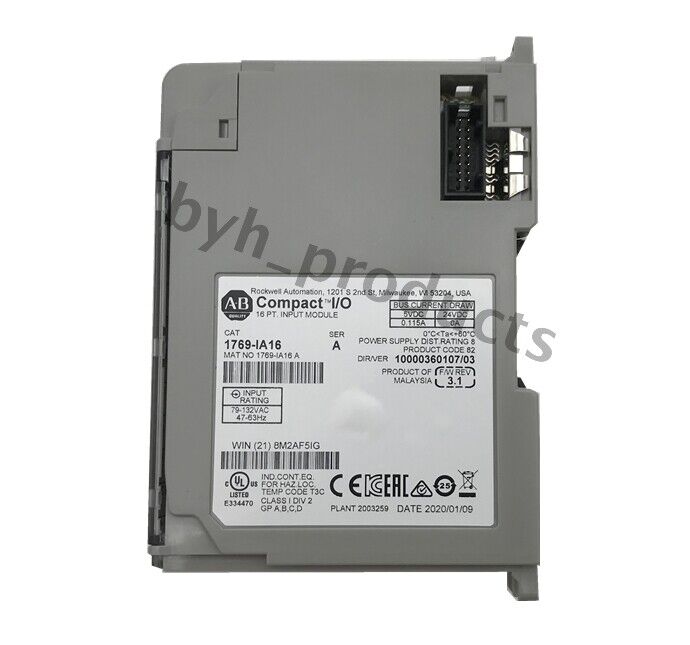 Allen-Bradley CompactLogix Module 1769-IA16 New In Box - ALLEN-BRADLEY