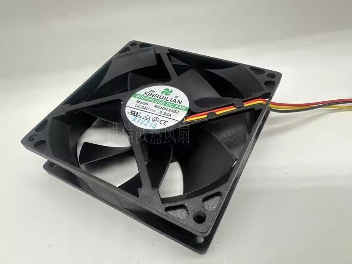 RUILIAN RDH9025B2 9025 DC24V 0.22A 9CM 3-Wire Inverter Cooling Fan