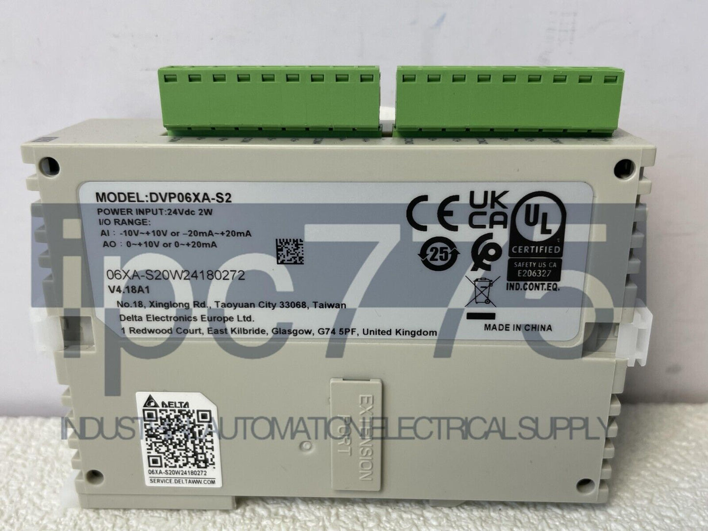 IN-BOX DELTA PLC DVP06XA-S2 - DELTA PLC