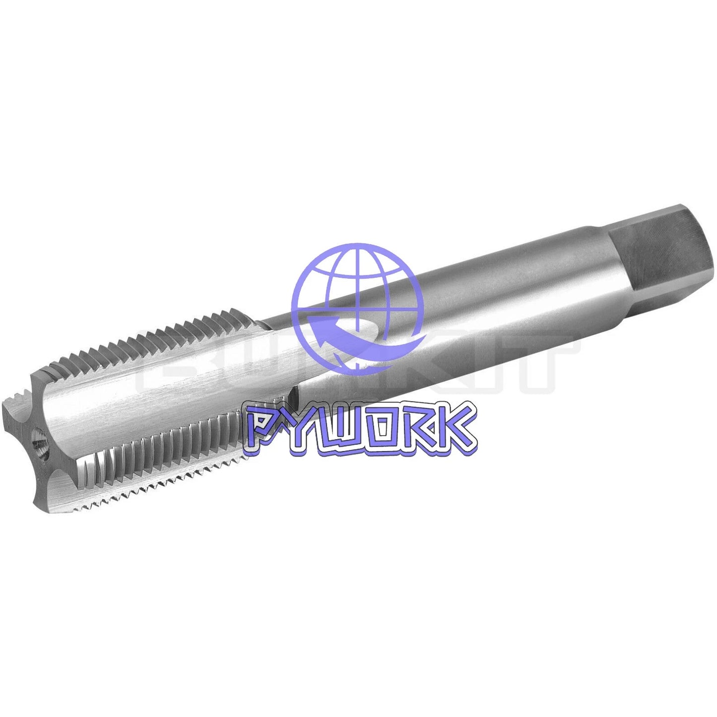 2"-12 UN Thread Tap Right Hand, HSS 2" x 12 UN Straight Fluted Tap
