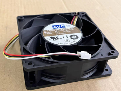 new 1pcs AVC 2B12038B48H p081 12CM 12038 48V 0.70A 4-wire speed regulating PWM fan