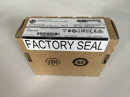 Sealed Allen-Bradley 1769-IF4 SHIP seal part 1769-IF4 sealed - ALLEN-BRADLEY