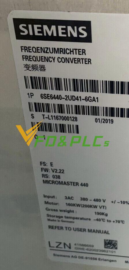 new 6SE6440-2UD41-6GA1 6SE6 440-2UD41-6GA1 - KOEED