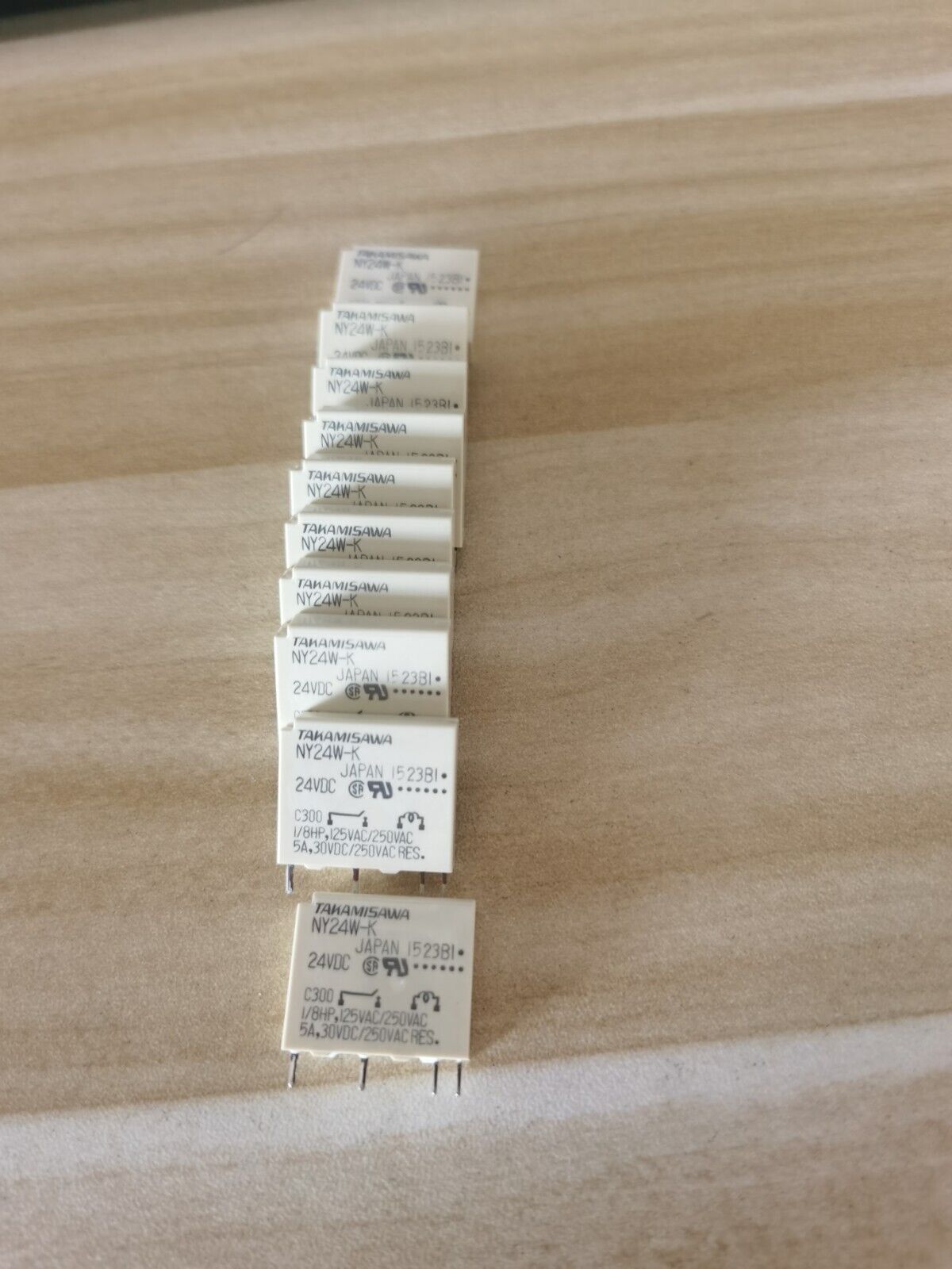 new 10PCS TAKAMISAWA NY24W-K NY24WK 24VDC Relays - TAKAMISAWA