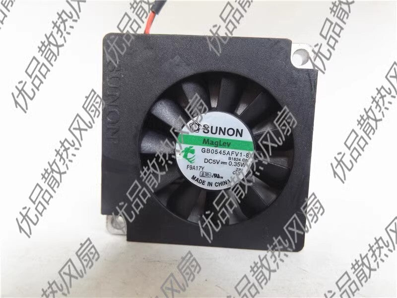 SUNON GB0545AFV1-8 4510 DC5V 0.35W 45*10MM 2-Wire Silent Cooling Fan