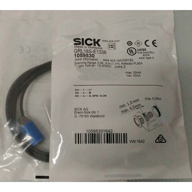 New ONE SICK Photoelectric Switch GRL18S-E1336 - ONE SICK