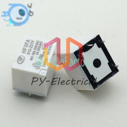 HongFa HF3FA-012-ZSTF 12VDC Power Relay 10A 250VAC 5 Pins x 5PCS