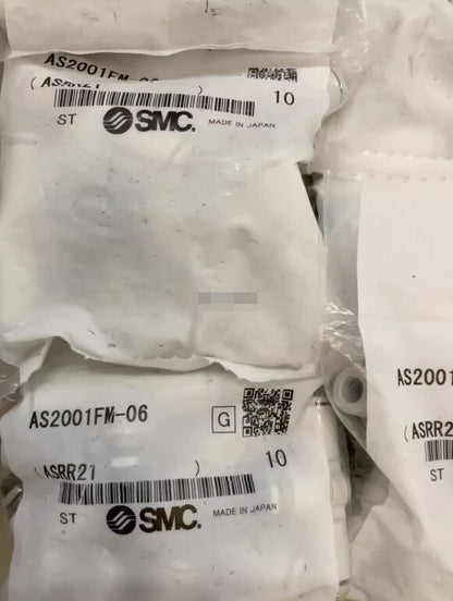 1Bag/10pcs SMC AS2001FM-06 AS2001FM06 Fittings Free Ship