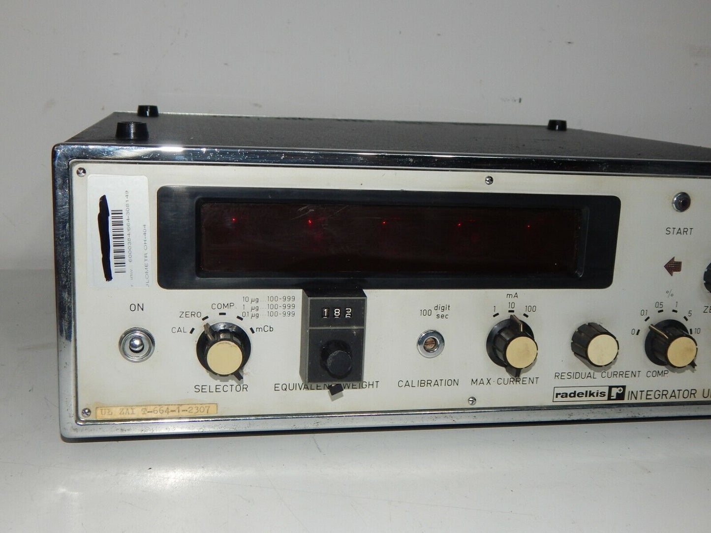 Used Measuring Devices RADELIKS Integrator Unit OH-404/C - NIXIE tube 5x Z560M - RADELIKS