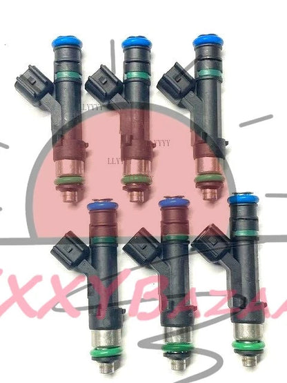 Bosch Upgrade Fuel Injector Set X 6 fits 4861667AA Wrangler Caravan