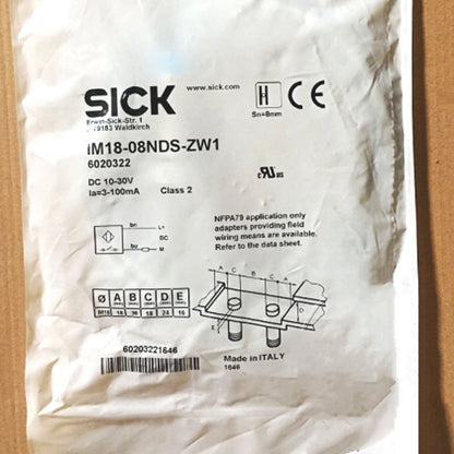 SICK Photoelectric Switch IM18-08NDS-ZW1 - SICK