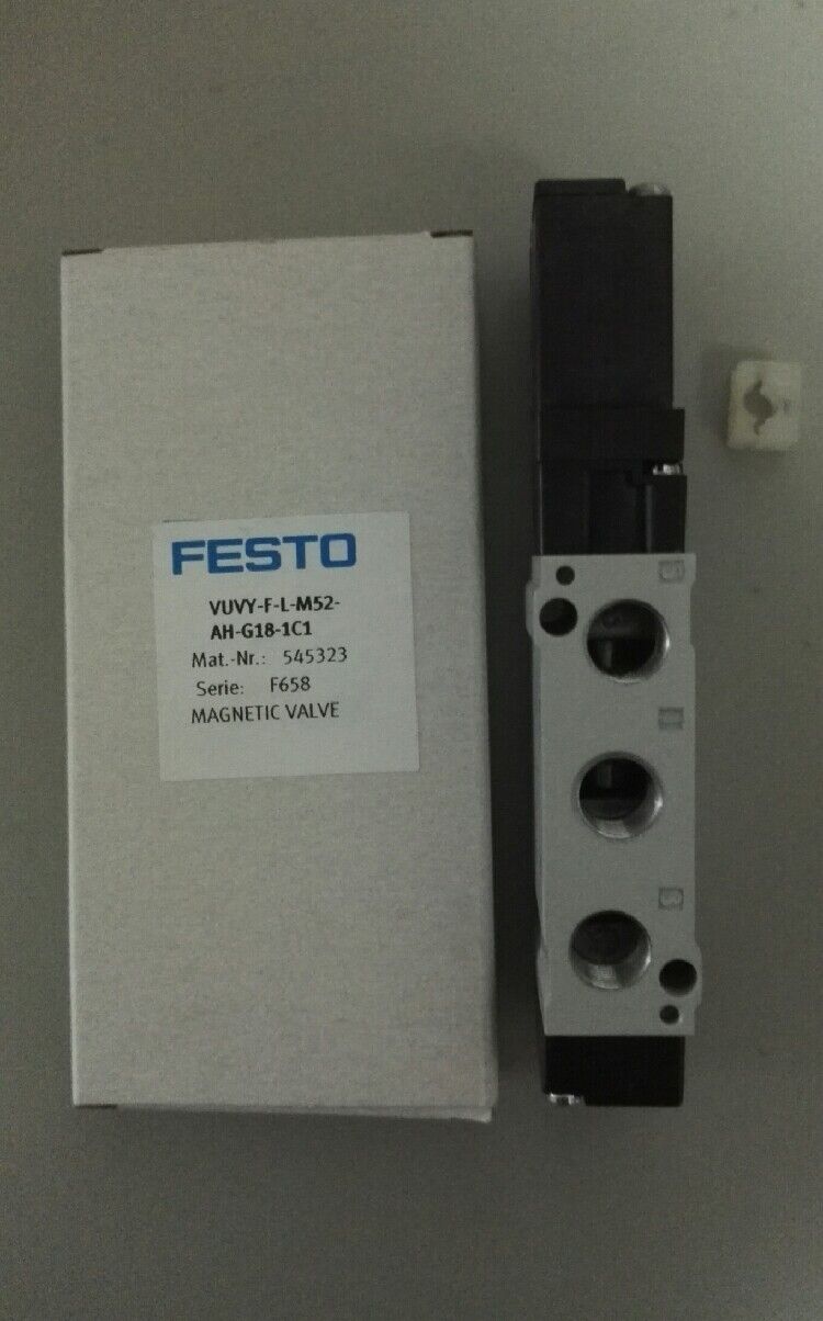 1 PC FESTO Solenoid valve VUVY-F-L-M52-AH-G18-1C1 545323 - FESTO