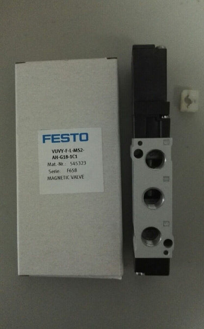 1 PC FESTO Solenoid valve VUVY-F-L-M52-AH-G18-1C1 545323 - FESTO