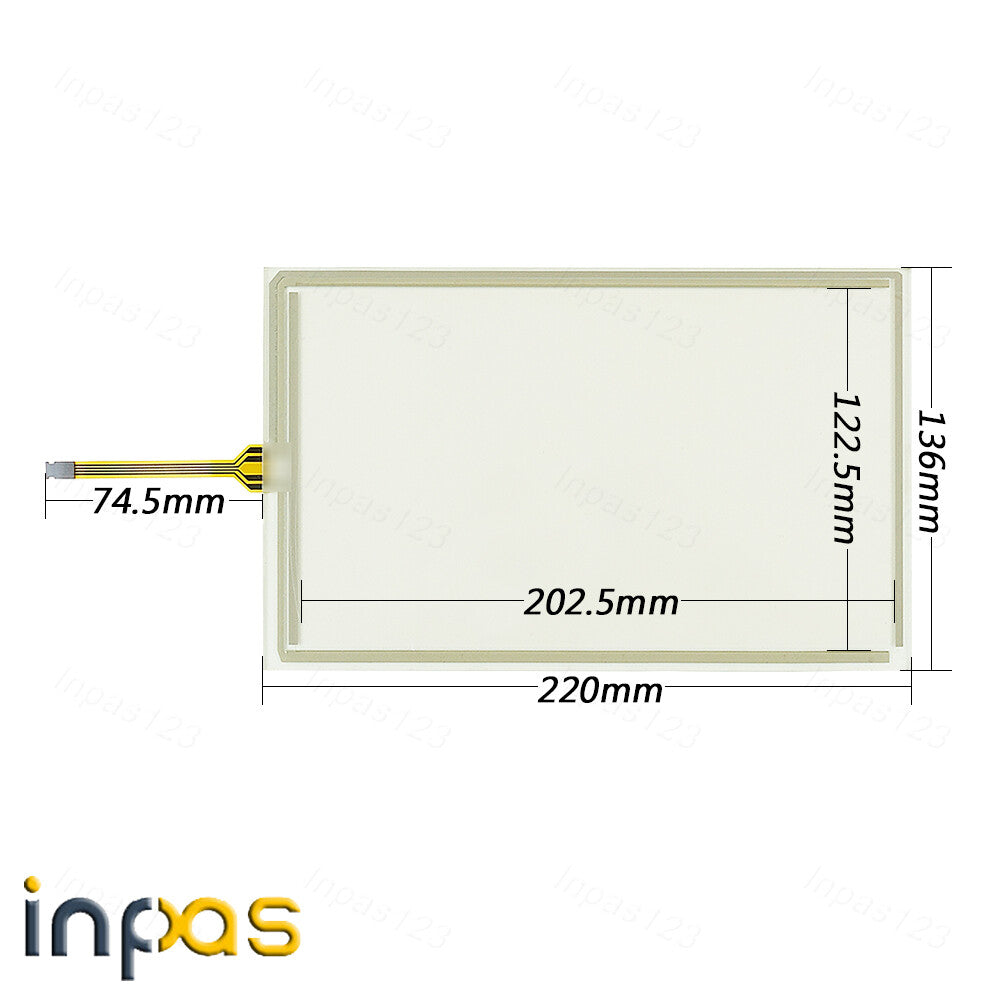 new For 2711P-T9W21D8S Touch Screen Panel + Protective film 4-wire Panelview plus 7