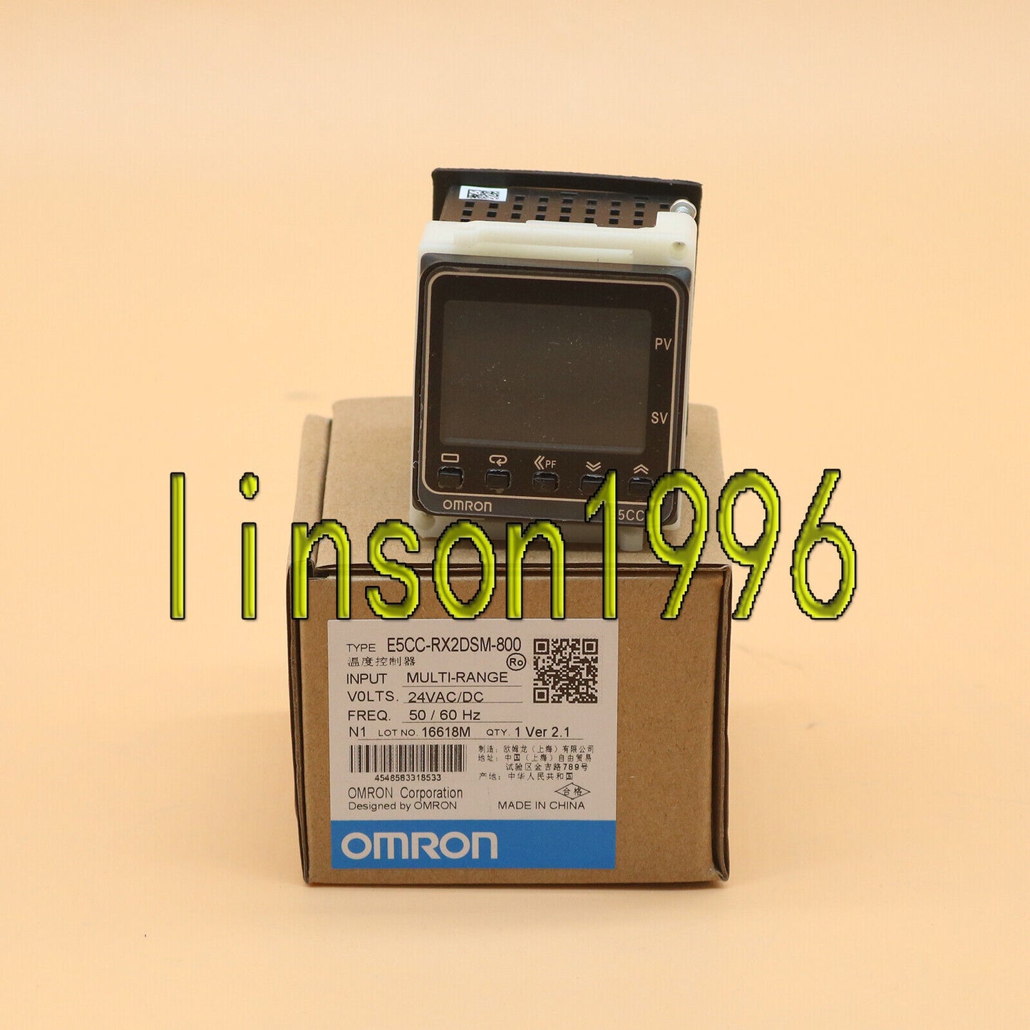 OMRON Temperature Controller E5CC-RX2DSM-800 - OMRON