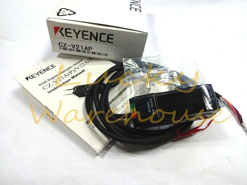 KEYENCE CZ-V21AP Fiber Optic Color Mark Sensor PNP Output #