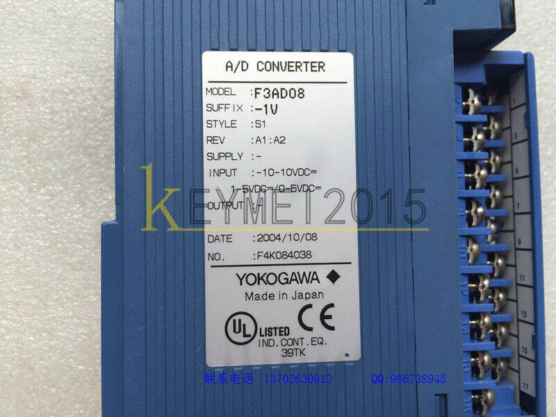 used 1PC  YOKOGAWA Converter Analog Input Module F3AD08-1V YOKOGAWA