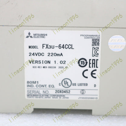 Mitsubishi FX3U-64CCL PLC Extension Module - Tested Good Condition - MITSUBISHI