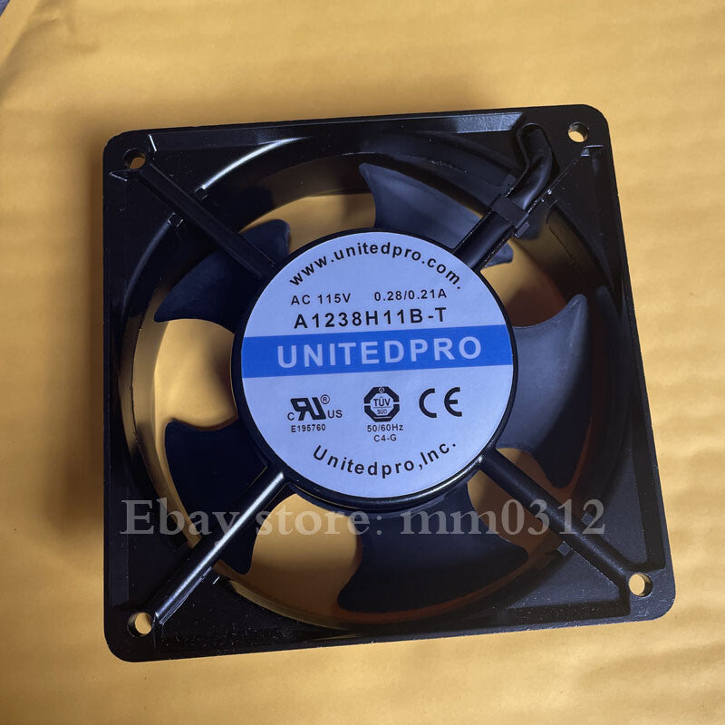 1pcs  UNITEDPRO A1238H11B-T 115V 0.28/0.21A 12038 frame fan cooling fan