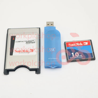 1PCS Reader FANUC 1G CF Compact Flash Card+CF-PCMCIA Adapter+SSK #US