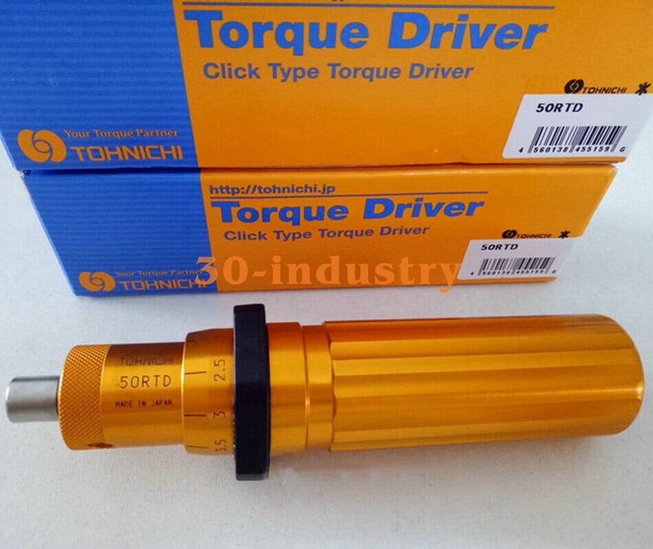 TOHNICHI 50RTD Torque Screwdriver 10-50kgf.cm with 0.5kgf.cm Precision - TOHNICHI