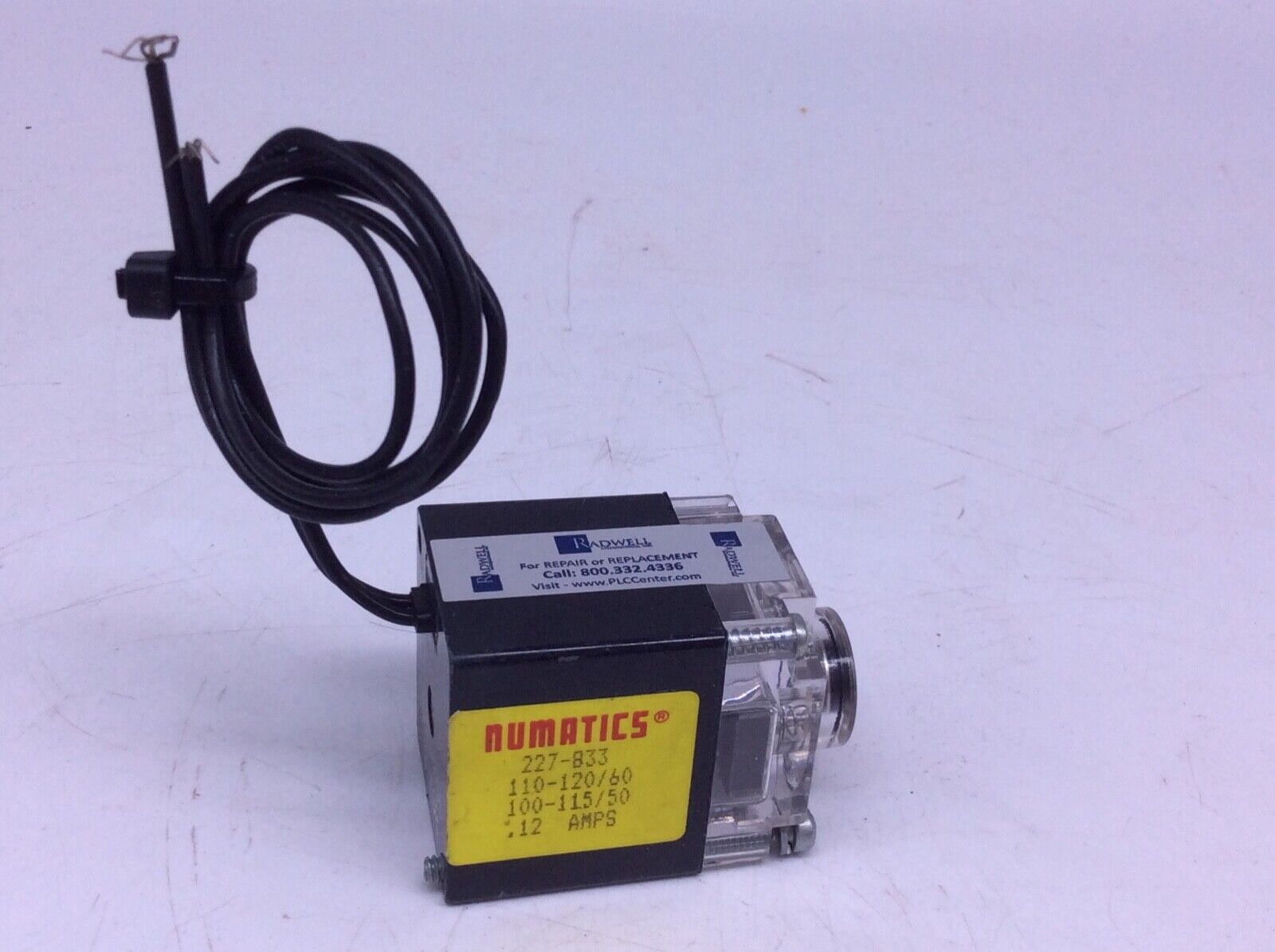 ASCO NUMATICS 227-833 SOLENOID CAPSULE (113302) - ASCO NUMATICS