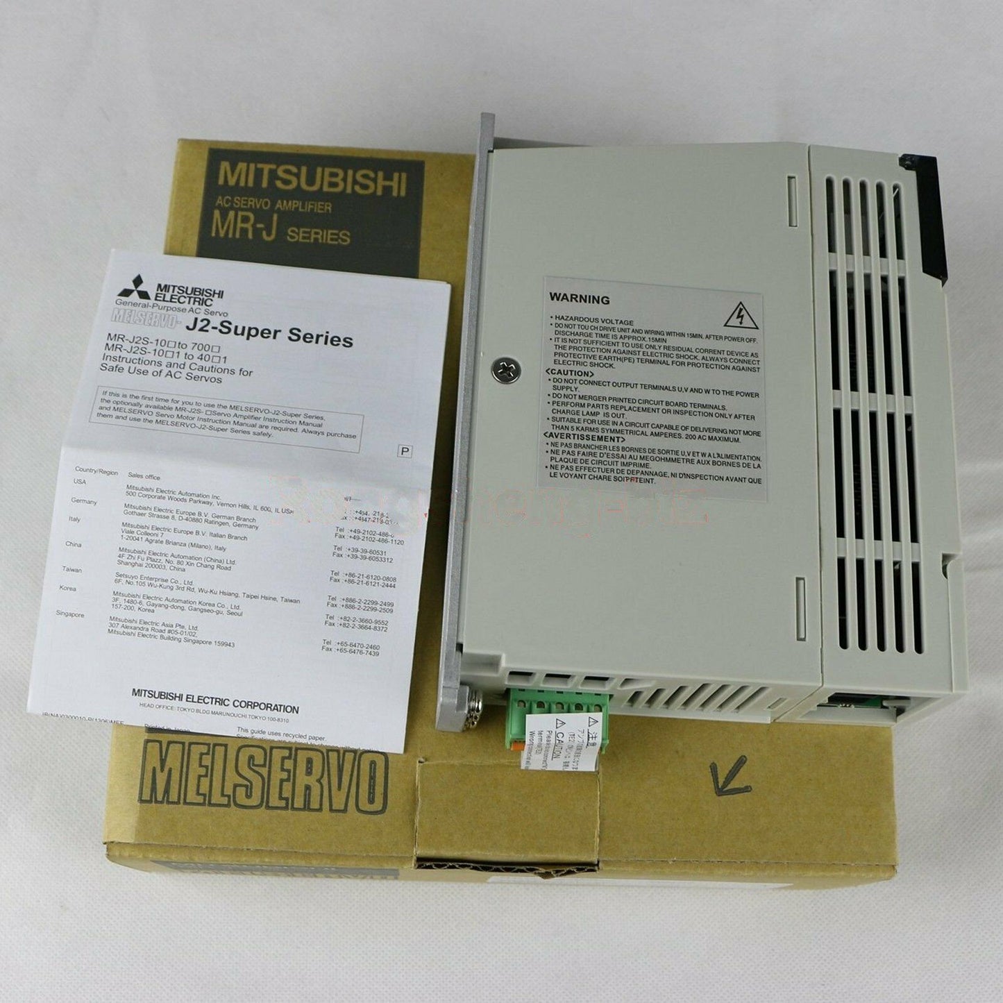 Mitsubishi MRJ210C 1PC IN BOX AC Servo Driver MR-J2-10C one year - MITSUBISHI