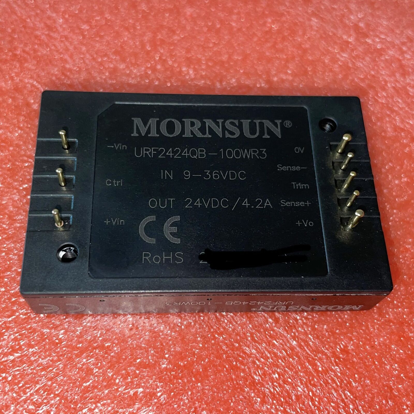 new 1pcs MORNSUN URF2424QB-100WR3 DC-DC Power Module 24V to 24V 100W 4.2A