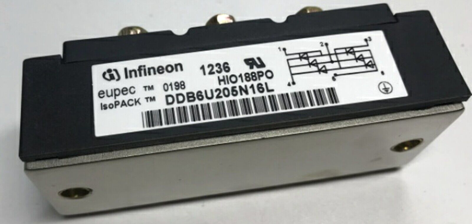 EUPEC DDB6U205N16L Power Supply Module - 6V 205W Power Supply Unit - EUPEC