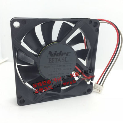 NIDEC D07R-07T2S3 02A DC7V 0.05A 7CM 7015 3-wire cooling fan