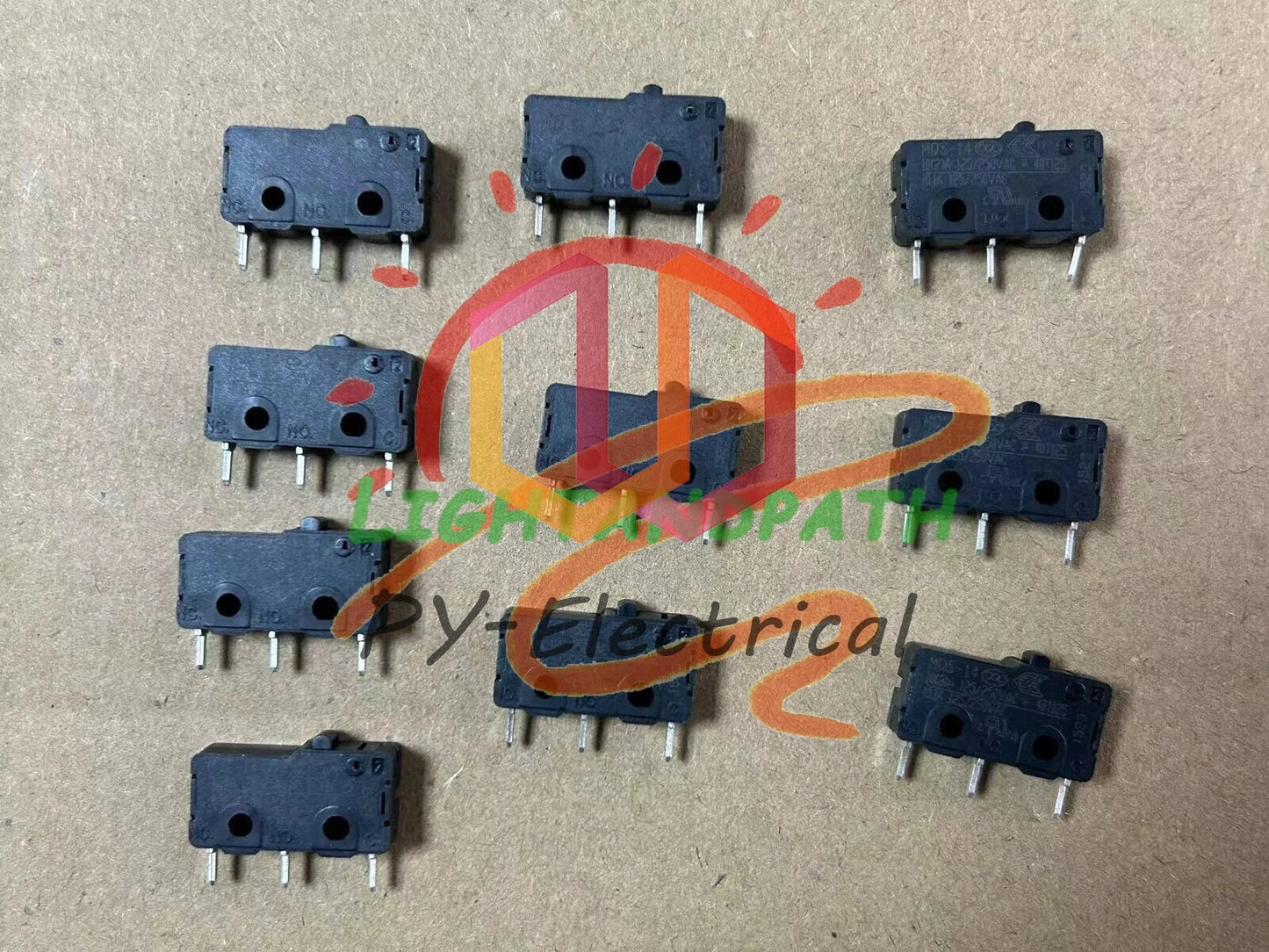 10pcs TONELUCK MQS-14 250V10.1A Micro Switch 3 pins