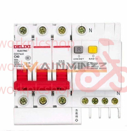 ONE DELIXI Circuit Breaker DZ47sLE 3P+N 16A 20A 25A 40A 50A 63A C16 -C63