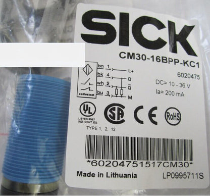 Photoelectric Switch CM30-16BPP-KC1 Fast - SICK
