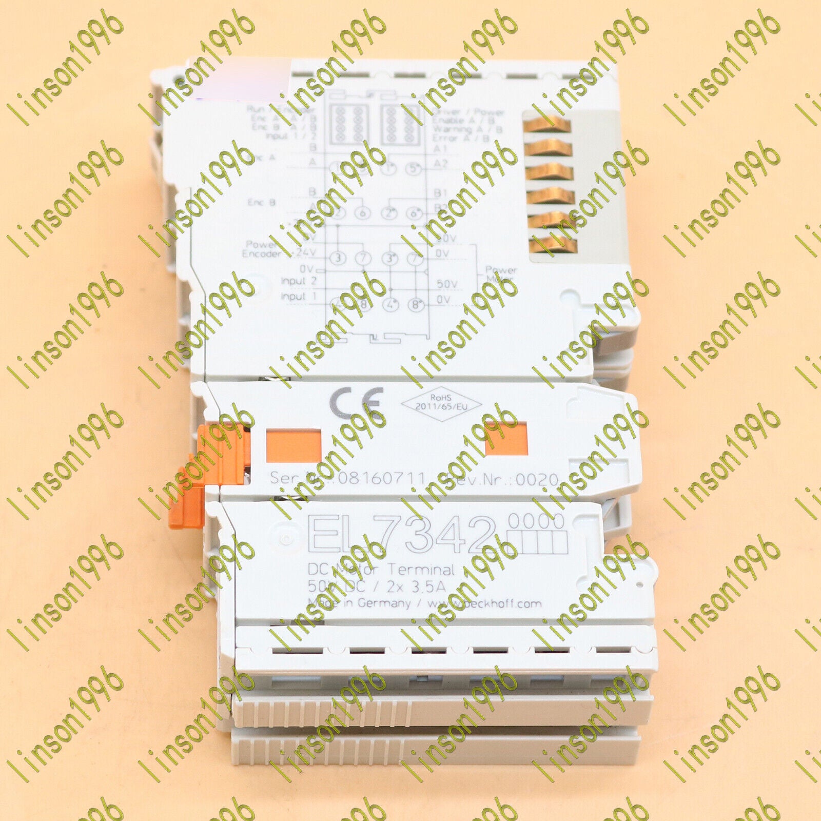 Used Beckhoff EL7342 PLC Module Tested OK - BECKHOFF