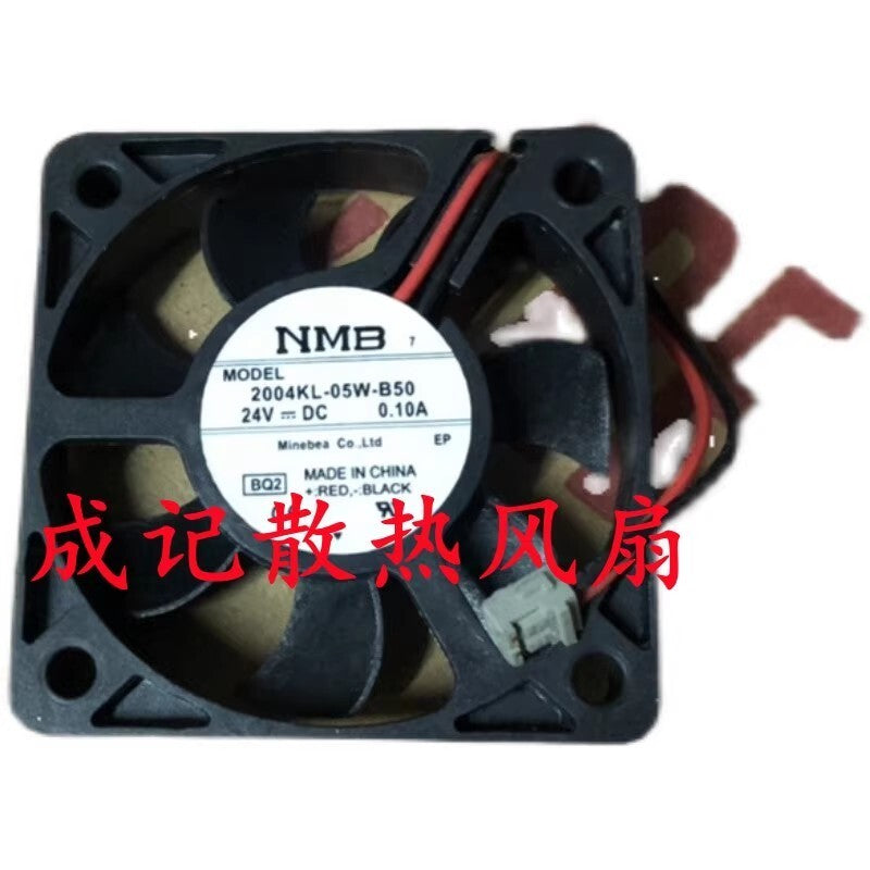 NMB 2004KL-05W-B50 DC24V 0.10A 50*50*10MM 2-wire Inverter Cooling Fan