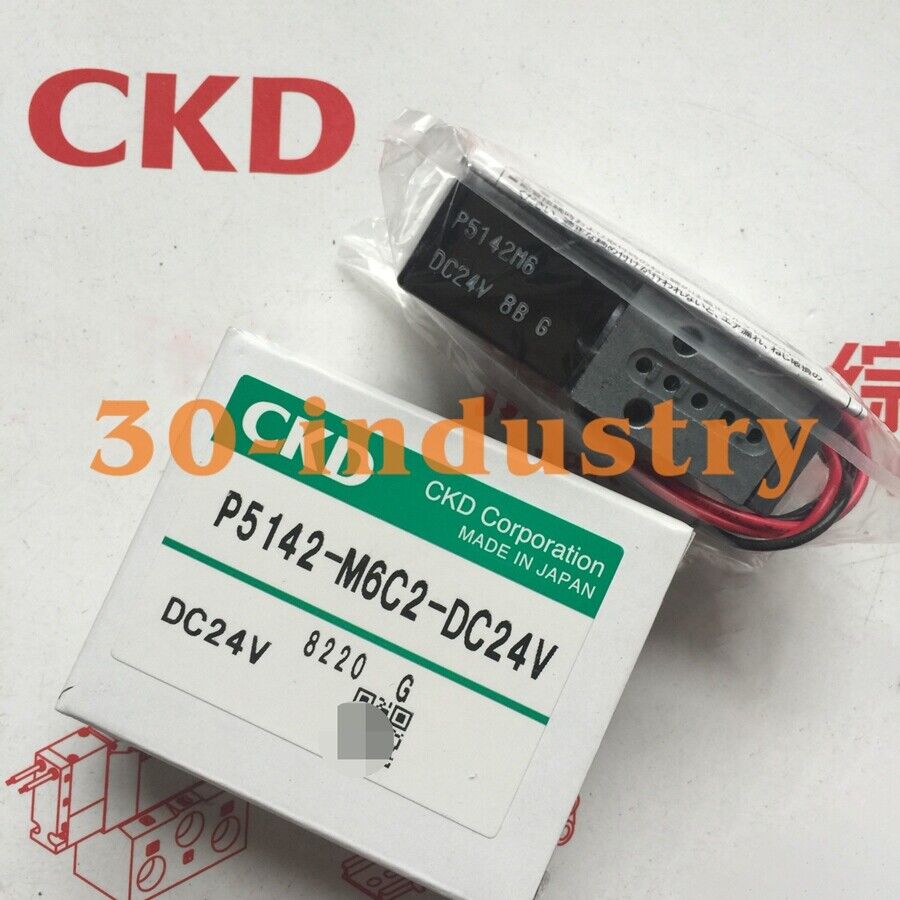 NEW CKD Solenoid Valve P5142-M6C2-DC24V FIT SODICK Wire EDM machine DC24V CKD