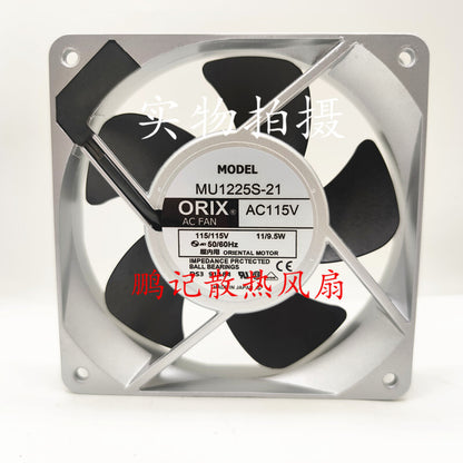 1pcs  ORIX MU1225S-21 AC115V 12CM aluminum frame AC fan