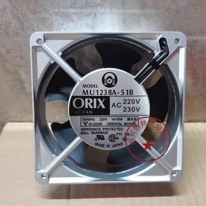 ORIX MU1238A-51B AC220V 12038 14/16W 12CM Axial Cooling Fan
