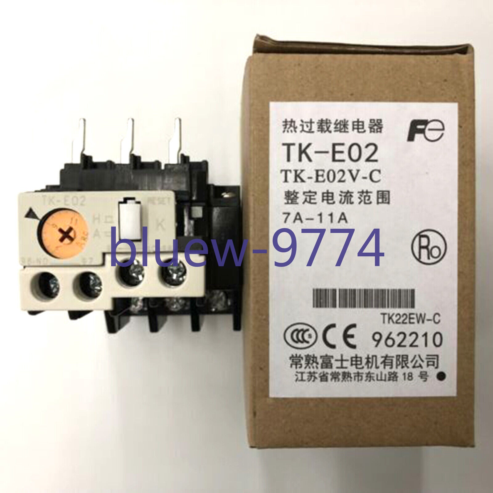 Model: FUJI TK-E02 7-11A Thermal Overload Relay - FUJI