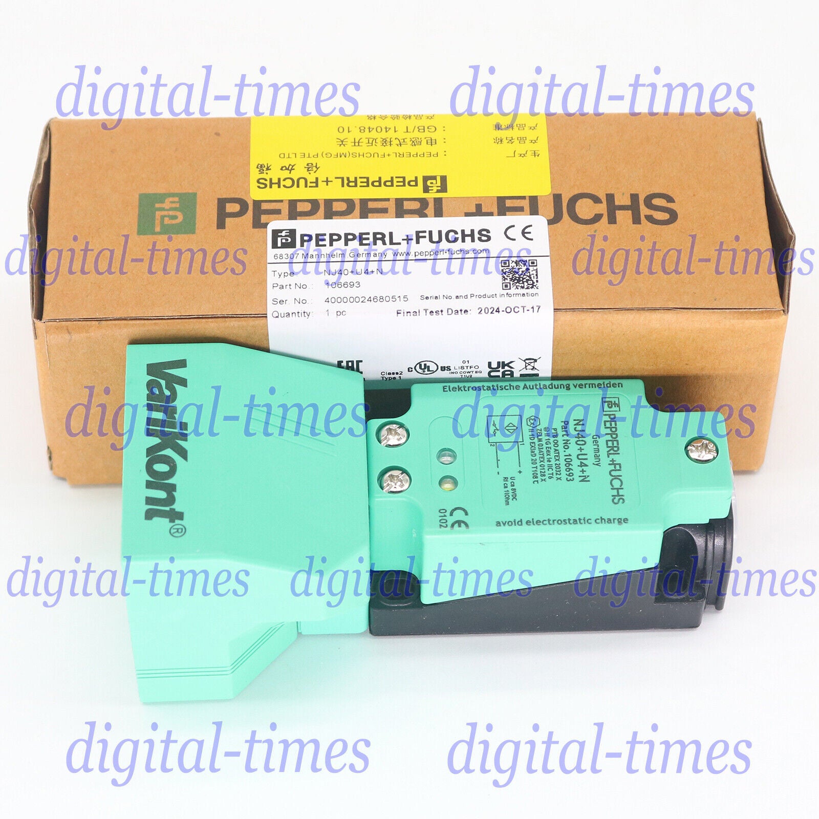 Pepperl+Fuchs NJ40+U4+N Proximity sensor Quality assurance model: Pepperl+Fuchs NJ40+U4+N - PEPPERL+FUCHS