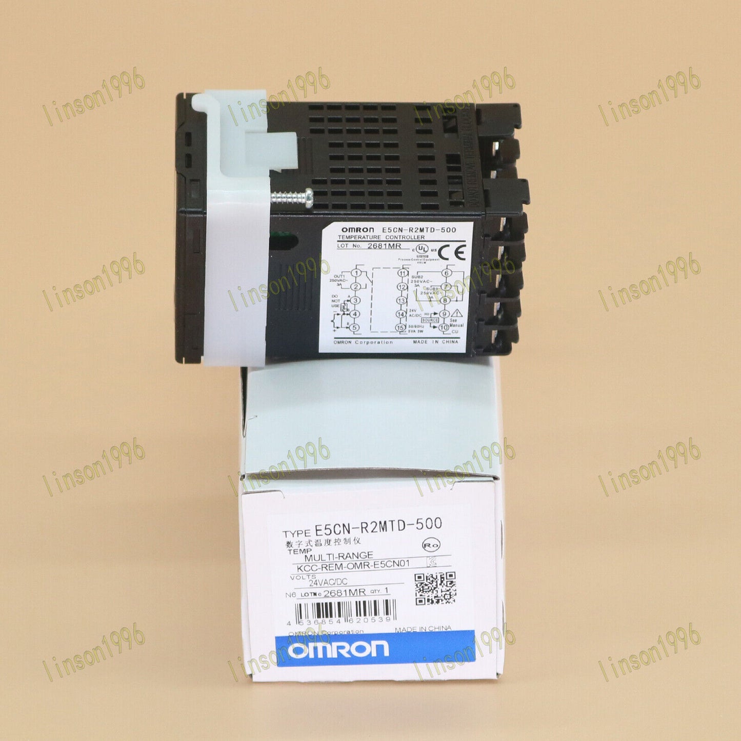 Omron Temperature Regulator E5CN-R2MTD 1 Piece 500W 1 Year Warranty - OMRON