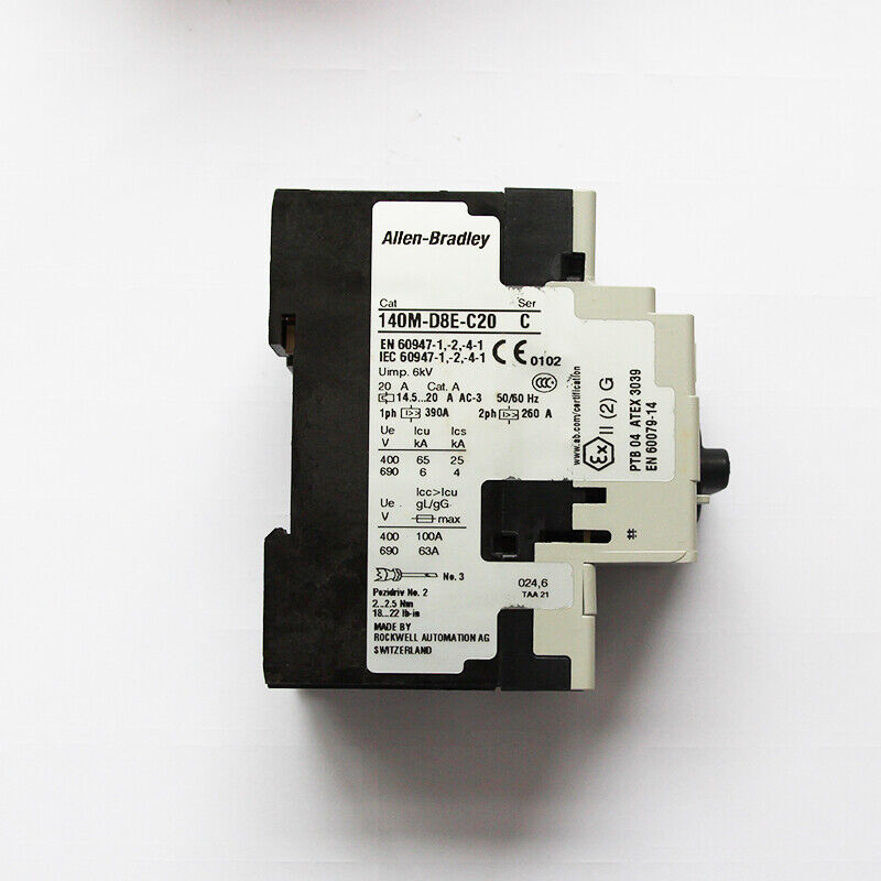 Allen Bradley 140M-D8E-C20 Replacement Circuit Breaker - ALLEN BRADLEY