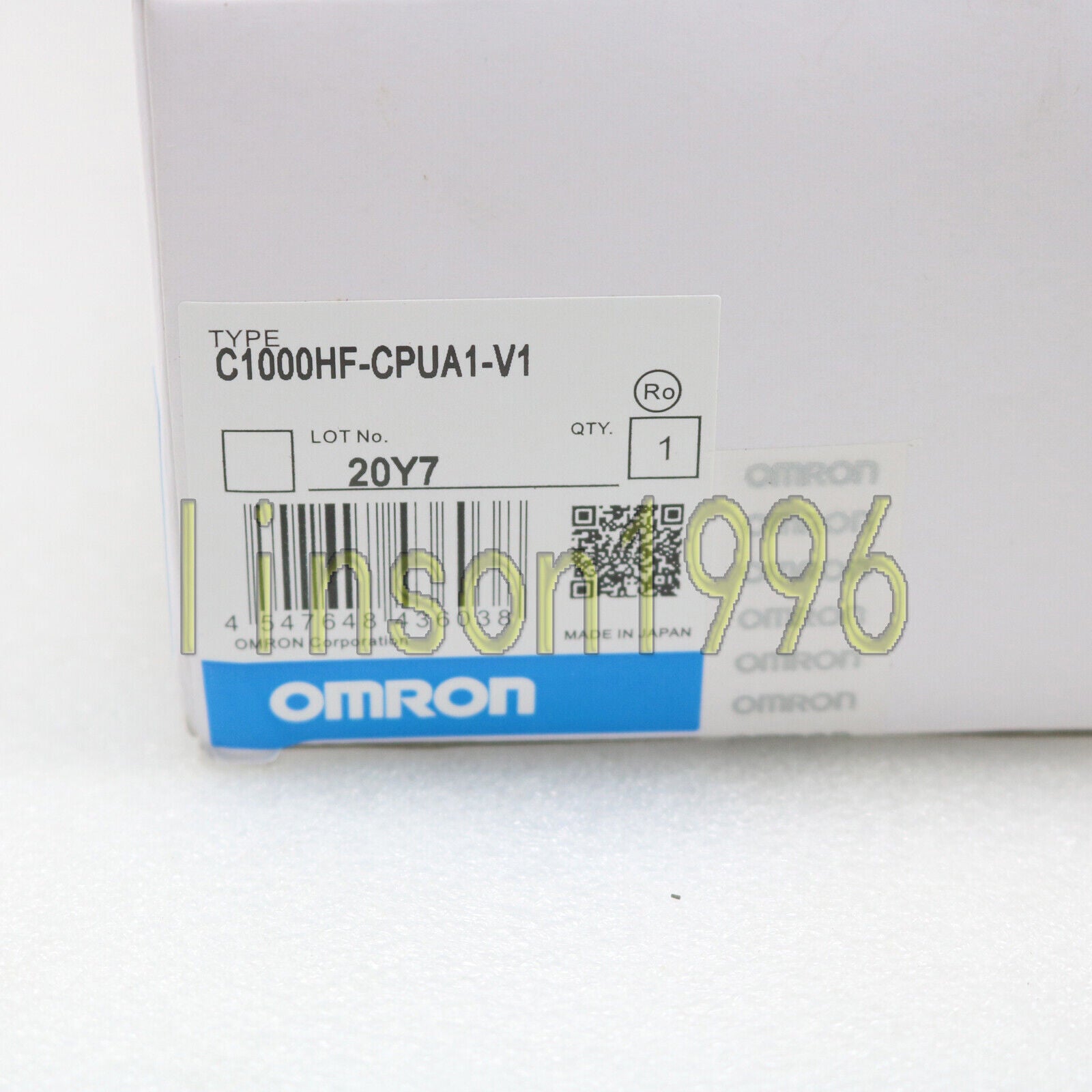 OMRON C1000HF CPUA1-V1 PLC Module 1-Year - OMRON