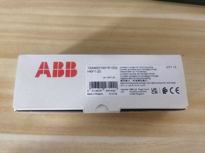 10PCS/1Box  ABB HKF1-20 1SAM201901R1002 Auxiliary Contacts 2NO