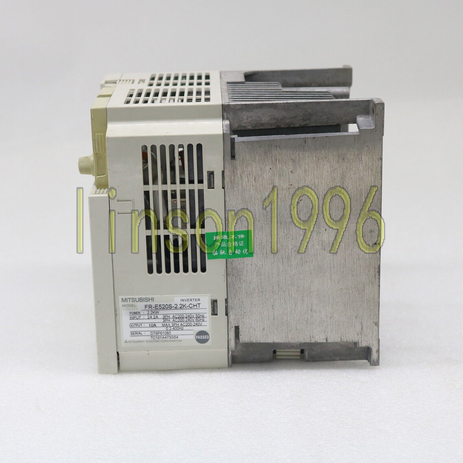 Used Mitsubishi Inverter FR-E520S-2.2K-CHT 2.2KW 220V - MITSUBISHI