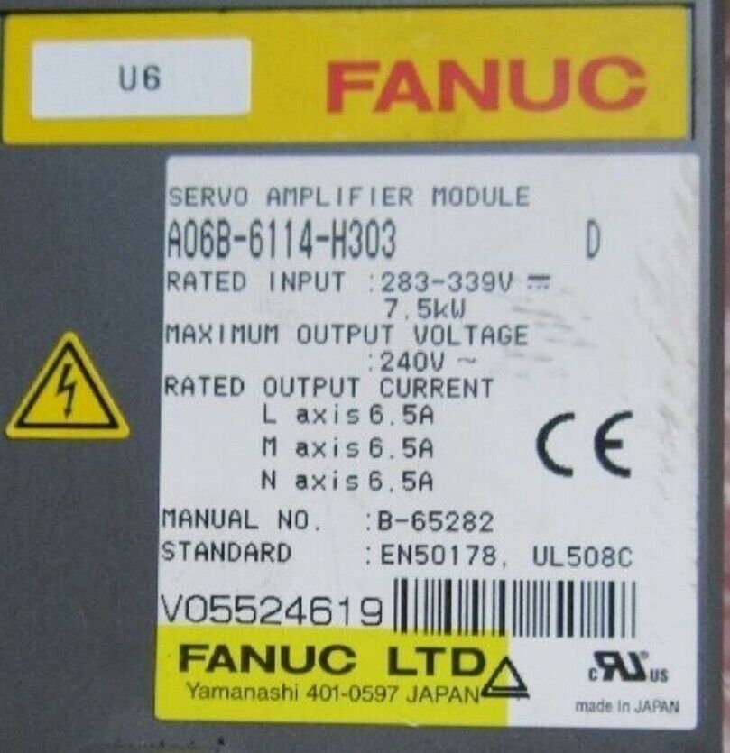FANUC A06B-6114-H303 | New Sealed Fanuc A06b-6114-h303 | Fanuc A06b-6114-h303 Sealed - FANUC